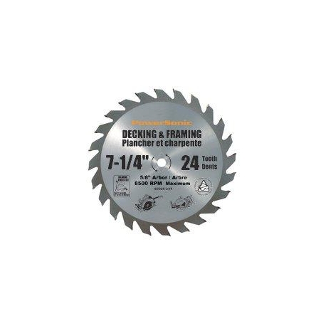 7-1/4 inch x 24 teeth Wood saw blade