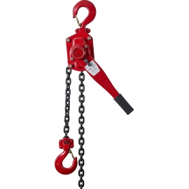 LEVER BLOCK HOISTS - YELLOW 1-1/2 TON, 20 FOOT LIFT, CHAIN DIAMETER: 5/16 (02194) 