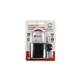 Padlock 63mm long shackle with Alarm (101042)