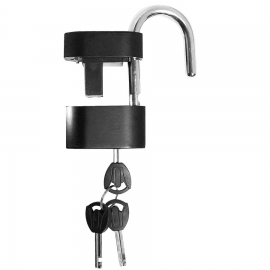 Padlock 63mm long shackle with Alarm (101042)