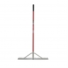 130524- ALUMINUM RAKE 36 TINES W/ 64 INCH FIBERGLASS HANDLE