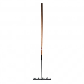 130527- FORGED 14T ASPHALT/TAR RAKE, 8 INCH STEEL FERRULE W/CAP, 54