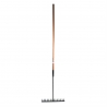 130527- FORGED 14T ASPHALT/TAR RAKE, 8 INCH STEEL FERRULE W/CAP, 54