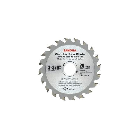 Wood carbide blade 3-3/8 