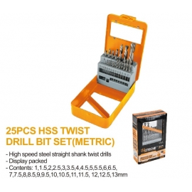 Metric HSS drill bit set 25 pc (501003)