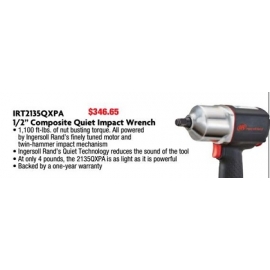 Ingersoll Rand quiet 1/2'' air impact wrench IRT2135QXPA