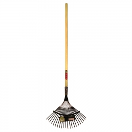 Lawn rake 22'' x 22T wood handle (180038)