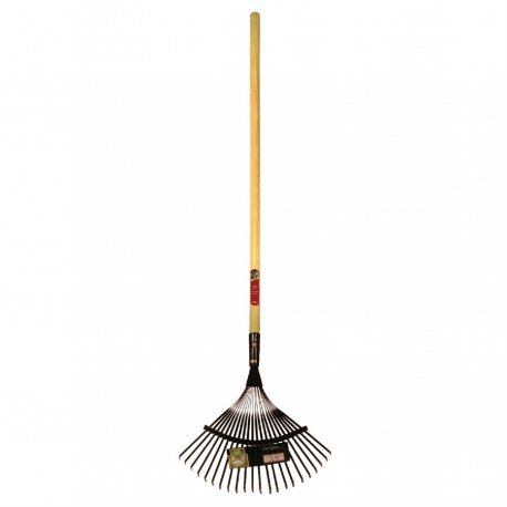 Lawn rake 22'' x 22T wood handle (180038)