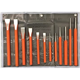Assorted cold punch and chisel set (25242)