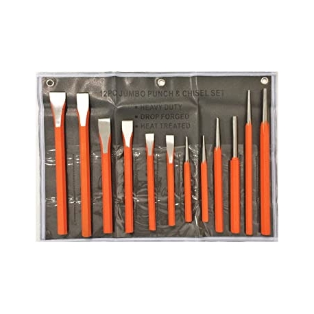 Assorted cold punch and chisel set (25242) Assorted cold punch and chisel set (25242)
