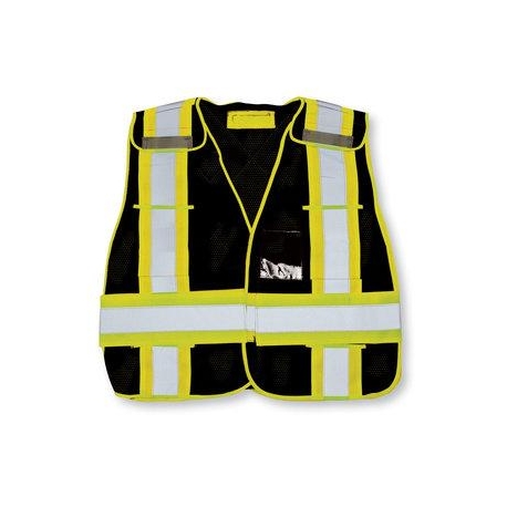 Black High-Viz Safety Vest 70706