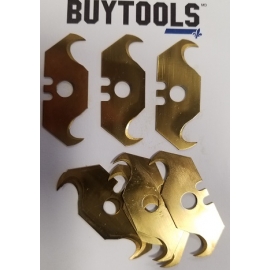 Hook blades 10 pack brass coated (MASEYH)
