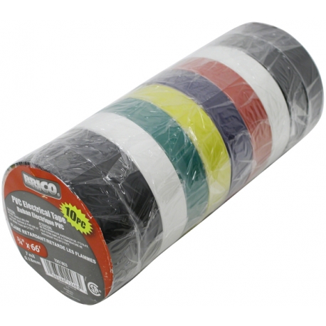 10 piece assorted PVC tape set (T001803)