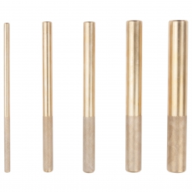 5-piece Drift Brass Punch Set, all 5-3/4" Long KTI72970