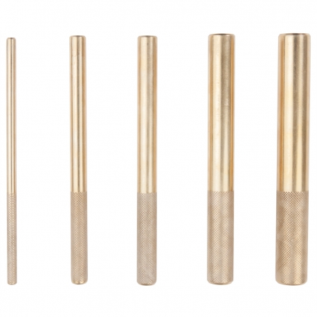 5-piece Drift Brass Punch Set, all 5-3/4" Long KTI72970 5-piece Drift Brass Punch Set, all 5-3/4" Long KTI72970