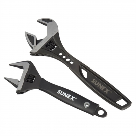Sunex® Tools 2-Piece Adjustable Wrench Set (10 in. Tactical & 8 in. Wide Jaw) SUN9617