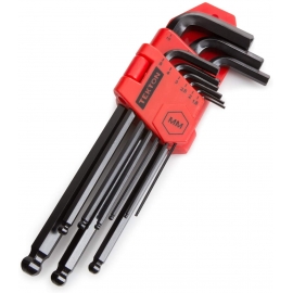 Tekton 9 piece hex key wrench metric (25271)