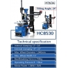 Semi Automatic tire changer with Swing assist Arm (BT8530)