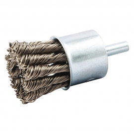 1 inch knotted wire brush stainless steel (btwb1)