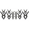 IRWIN 14 piece Nylon Spring clamp set (1901246)