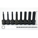 Impact 12 point male socket set (BS365810B)