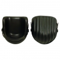 Black rubber knee pads (154308)