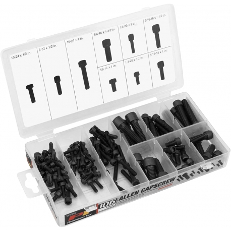 106 piece hex cap screw assortment (FD6047)