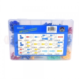 600 piece insulated terminal assortment kit (712246)