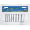 Deep socket set 3/8'' drive Metric (701459)