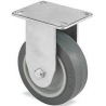 Thermplastic rubber 3 inch caster fixed (21-75R-PU)