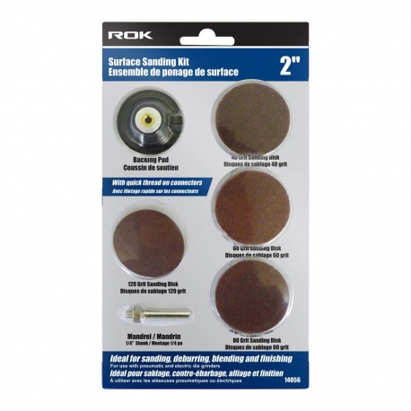 2 inch surface sanding kit (14056)