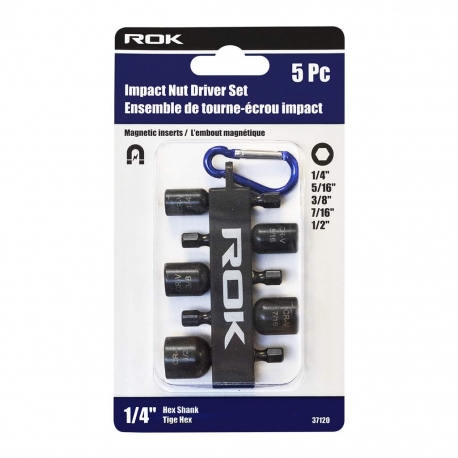 Impact nut driver set 5 piece (37120)