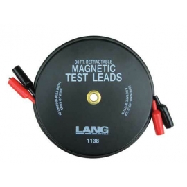 LAN1138 - MAGNETIC RETRACTABLE TEST LEADS - 2 LEADS X 30-FT