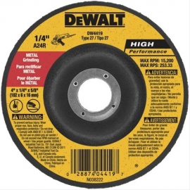 Dewalt High performance 4 inch grinding disc (DW4419)