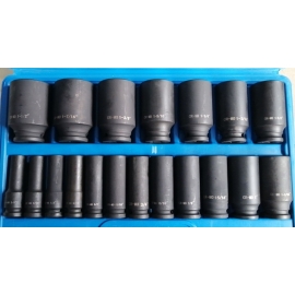 Deep impact socket set 1/2'' drive 26 piece 12pts (BT26-12)