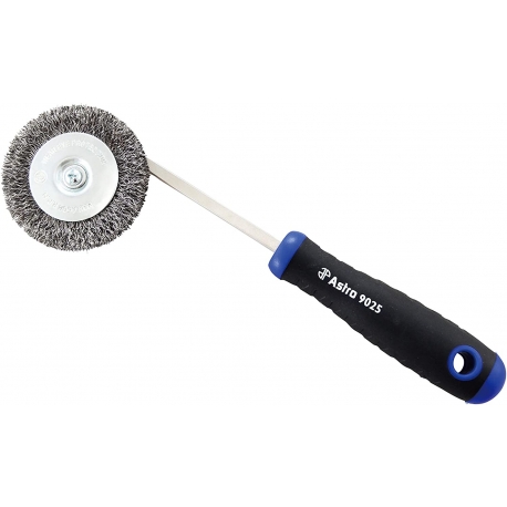 Astro tools' 3 inch wire brush with handle (9025)