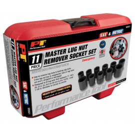 11 piece semi master lug nut socket set (M991)