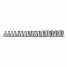 Chrome socket set metric GENIUS 3/8'' drive (TW316M)