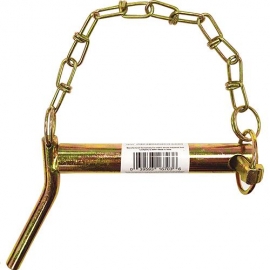 Bent handle hitch pin with chain (16703)