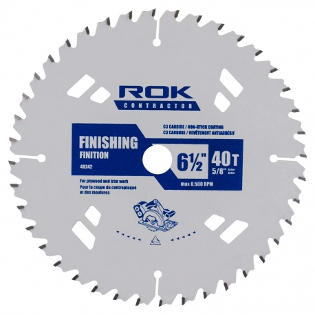 6-1/2'' x 40 tooth coated blade (40242)