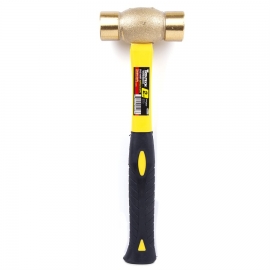 Brass hammer 2 pounds w/ fiberglass handle (705506)