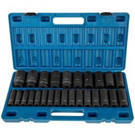 26 piece deep impact socket set 1/2'' drive (BT26-6)