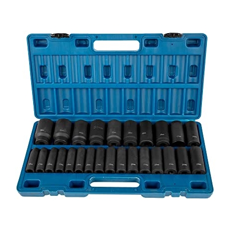 26 piece deep impact socket set 1/2'' drive (BT26-6)