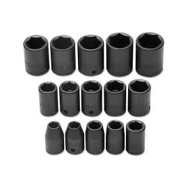 15pc metric socket set 6 point 1/2'' drive (BT15-mm)