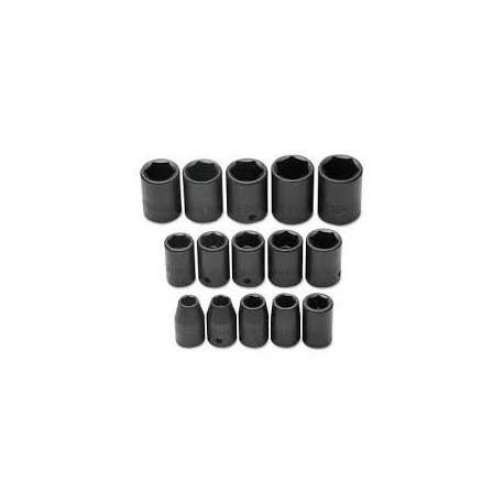 15pc metric socket set 6 point 1/2'' drive (BT15-mm)