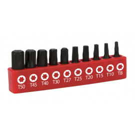 10 piece star torx bit set (W3247)