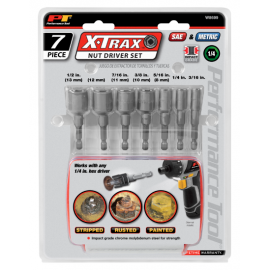 7 piece X-TRAX nut driver set (W8699)