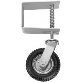 Flat free Gate wheel 8'' with spring loaded suspension (28210)