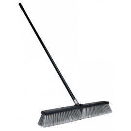24'' shop broom with steel handle (W28)