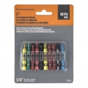 10 piece driver bit set (37025)